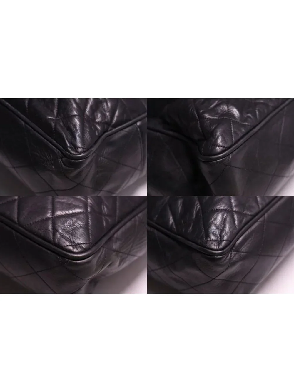 Chanel 0 Lambskin Chain Tote